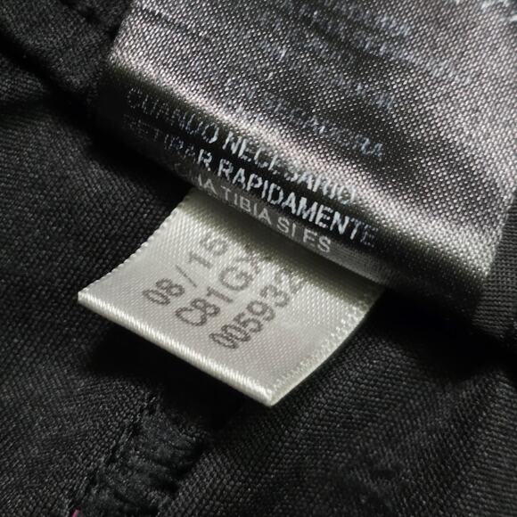 Adidas Track Pants Boys Small Black 3 Stripes Polyester Athletic - Picture 4 of 8